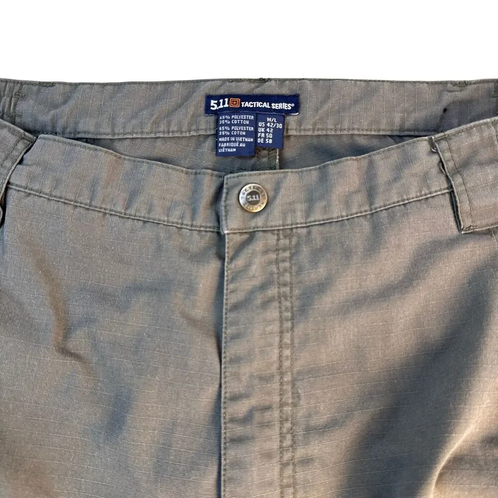 5.11 Tactical Series Cargo Pants Men’s 42x30 Ripstop Fabric Utility Work Outdoor